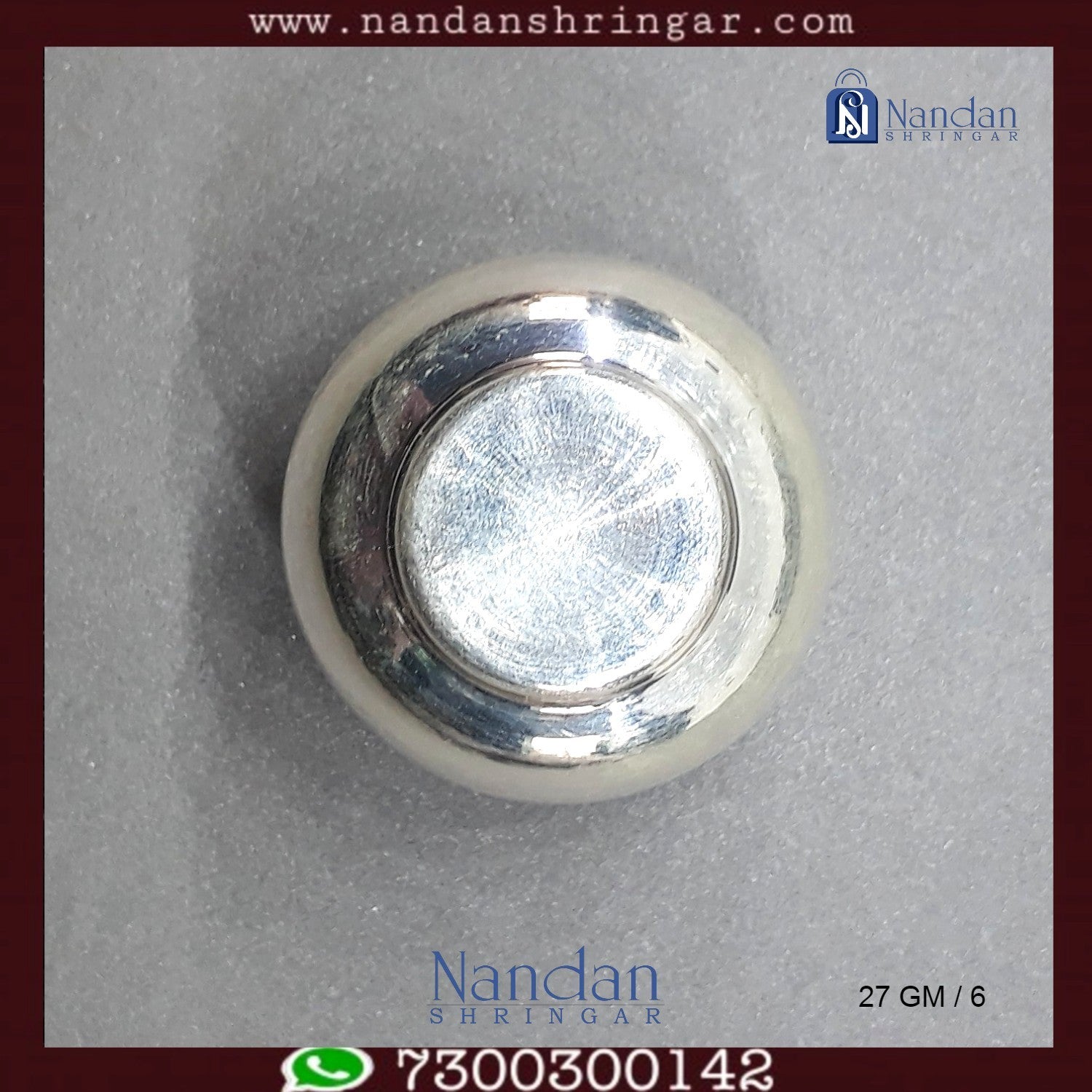 Fine silver Banta Ji by Utsav Arts, showcasing intricate design and craftsmanship in a traditional style.
