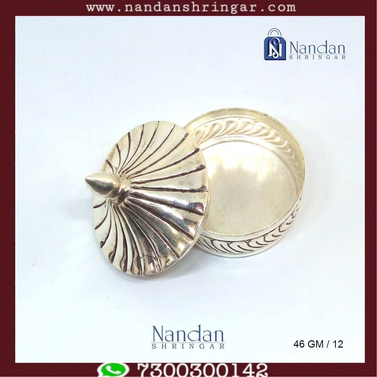 Antique Banta Ji in fine silver by Utsav Arts, showcasing intricate detailing and traditional craftsmanship.