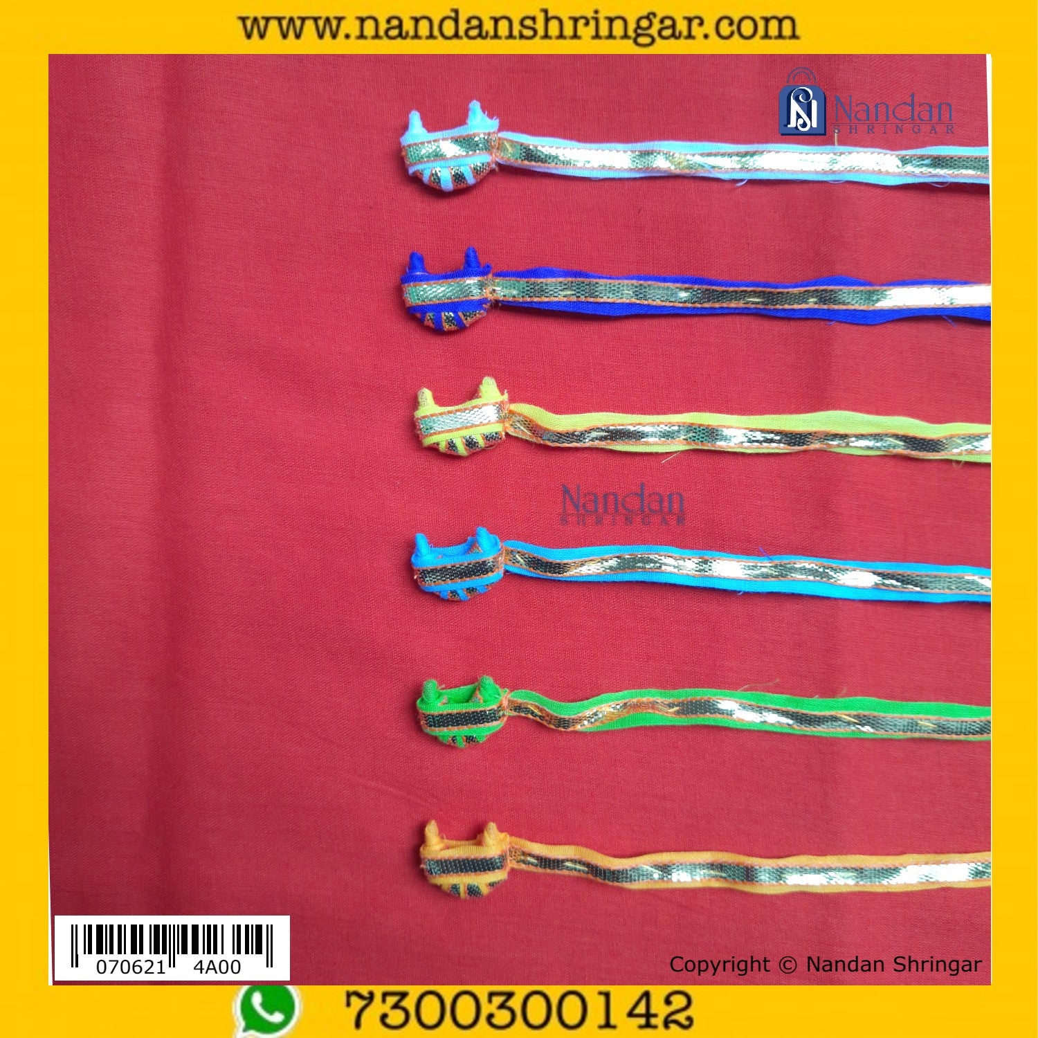 Chor Paag Zari - Various Colors (Pack of 6)