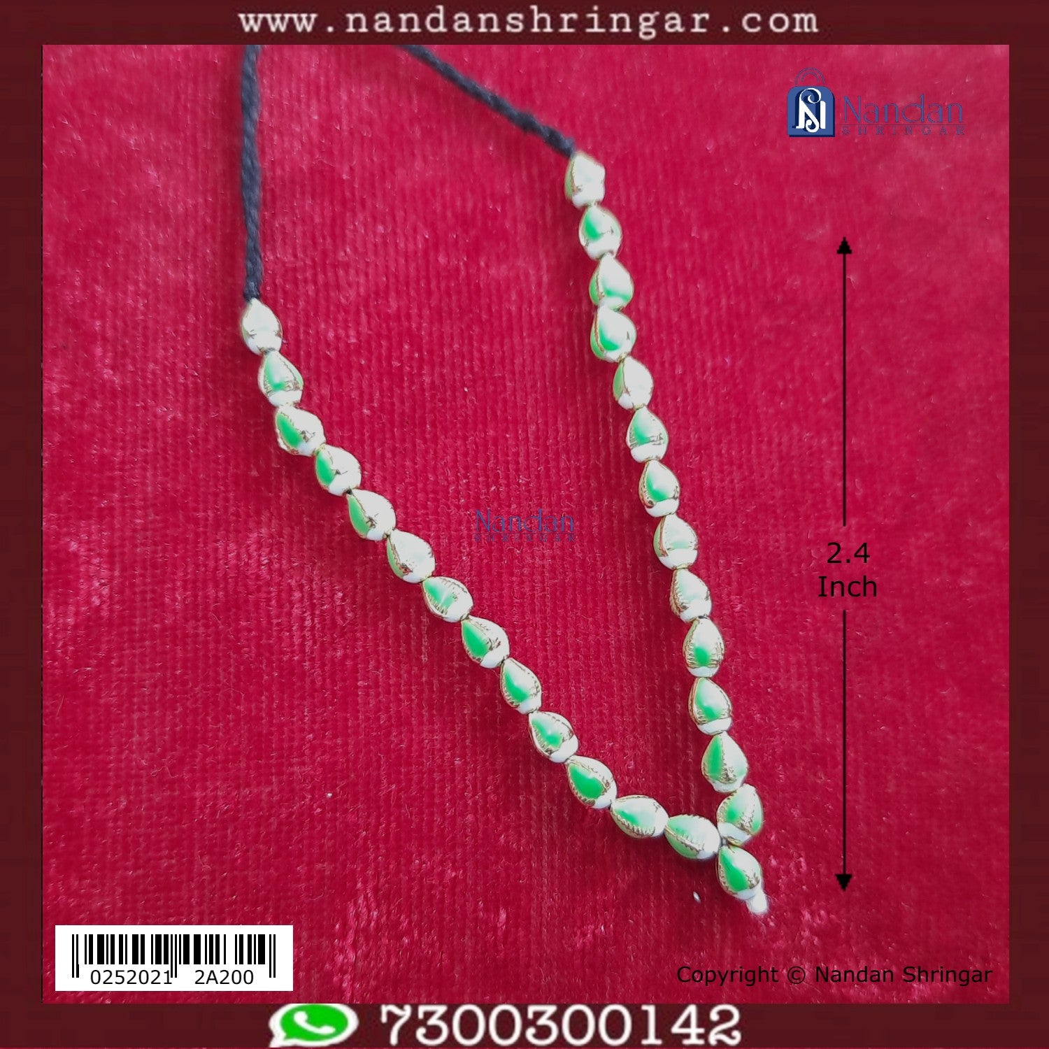 Kamal Mala Meenakari - Silver (Sua Pankhi)