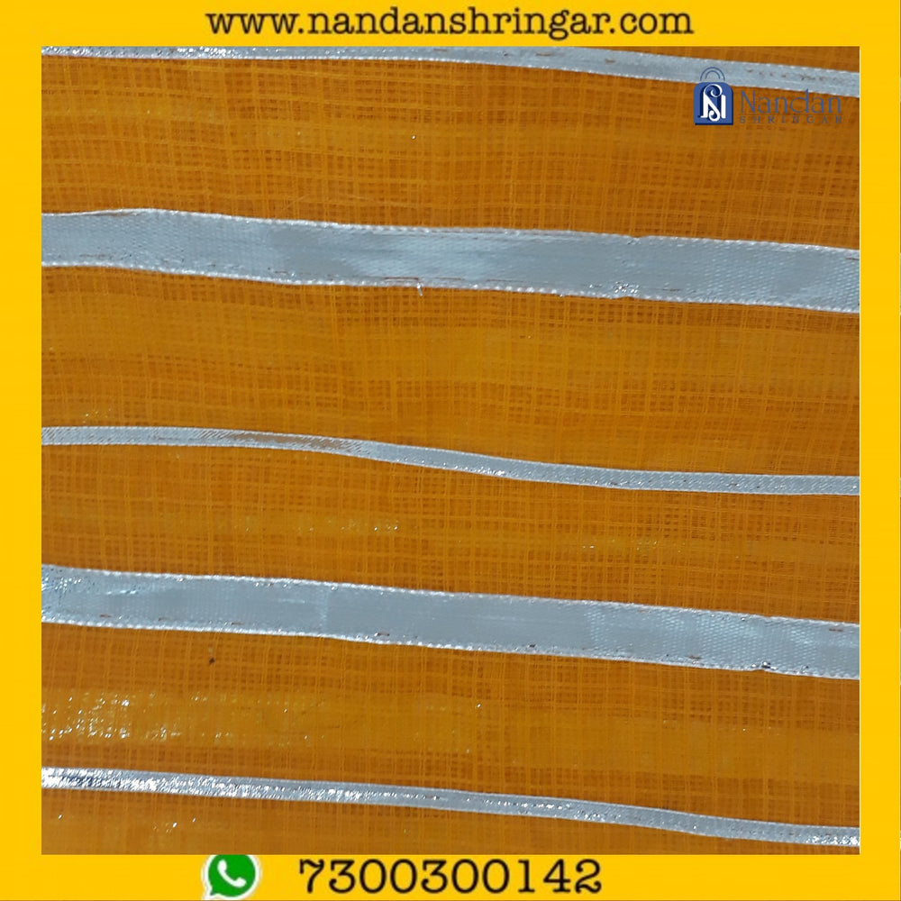 Janmashtami Special Premium Doriya Vastra - Three Line - nandanshringar