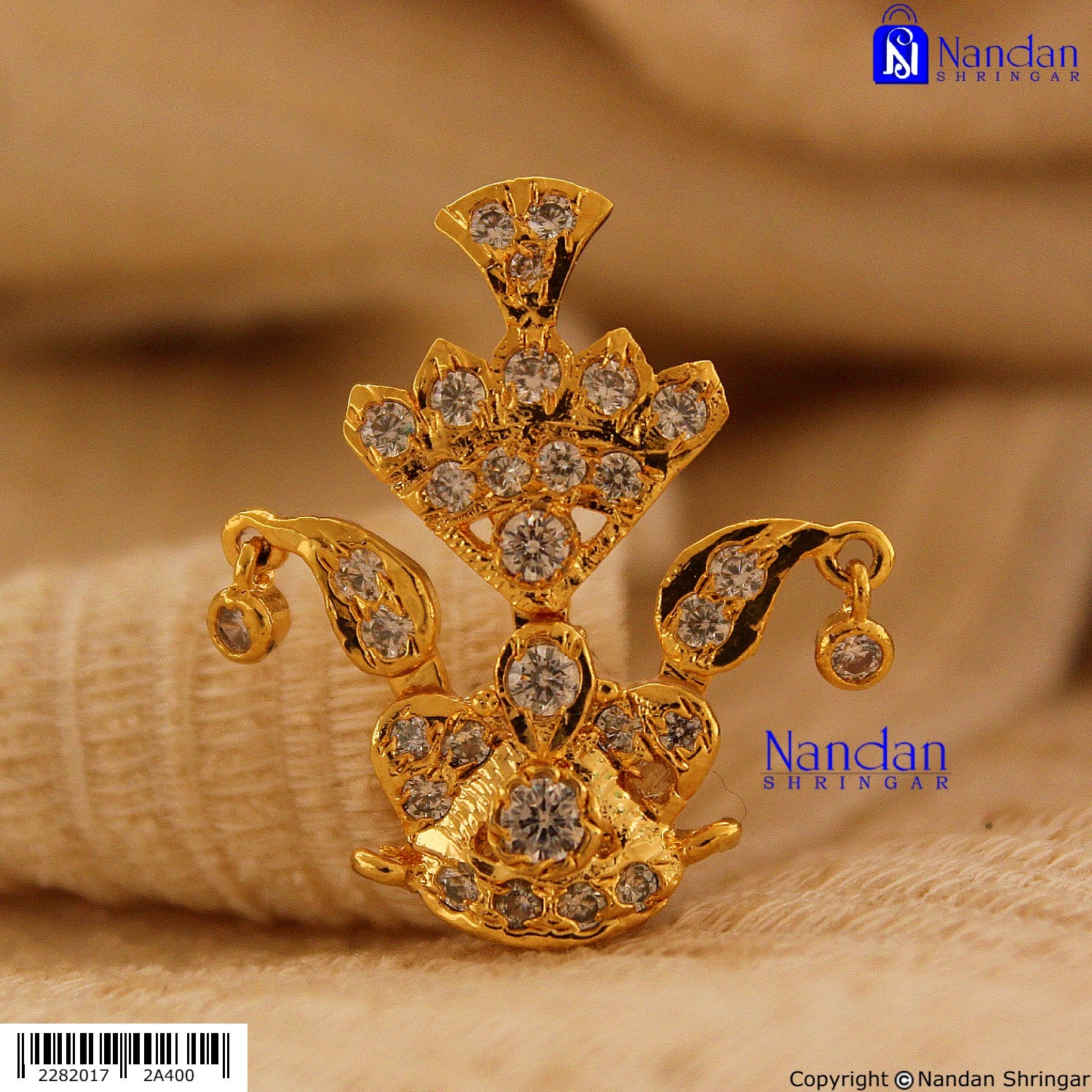 Tipara Folding Silver - Heera (4 In 1 Shringar)