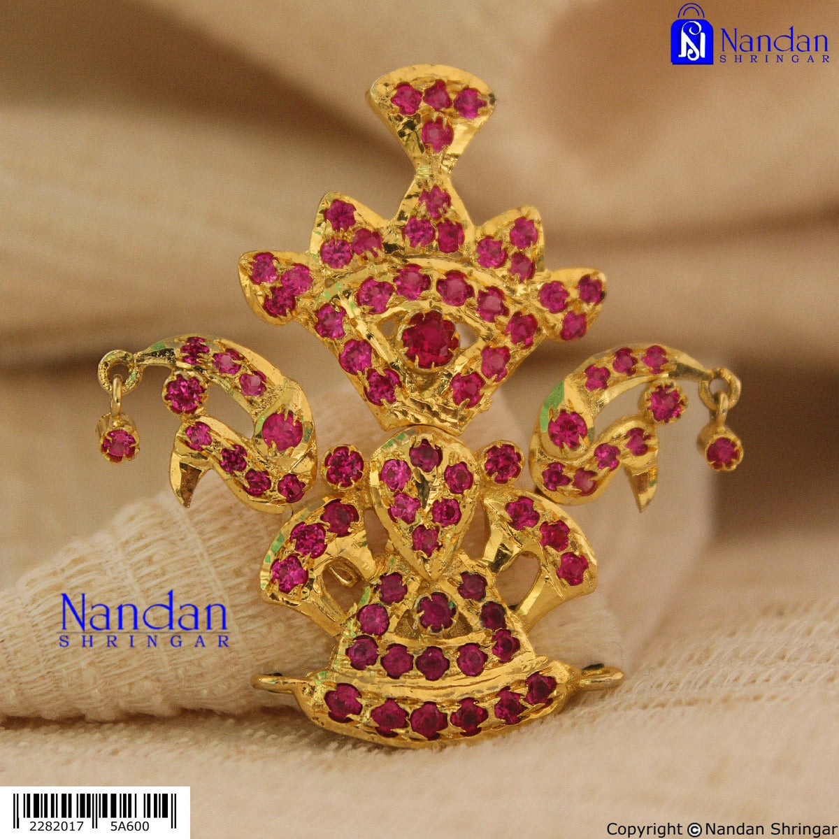 Tipara Folding Silver - Manek (4 In 1 Shringar)