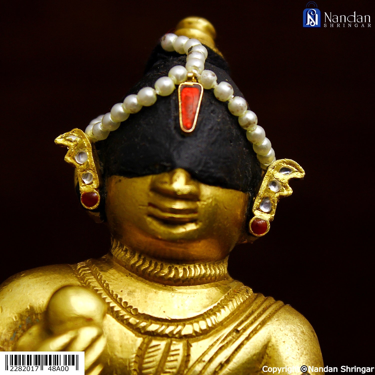 Silver Jadaau MakraKrit Kundal by nandanshringars featuring intricate design and elegant craftsmanship.