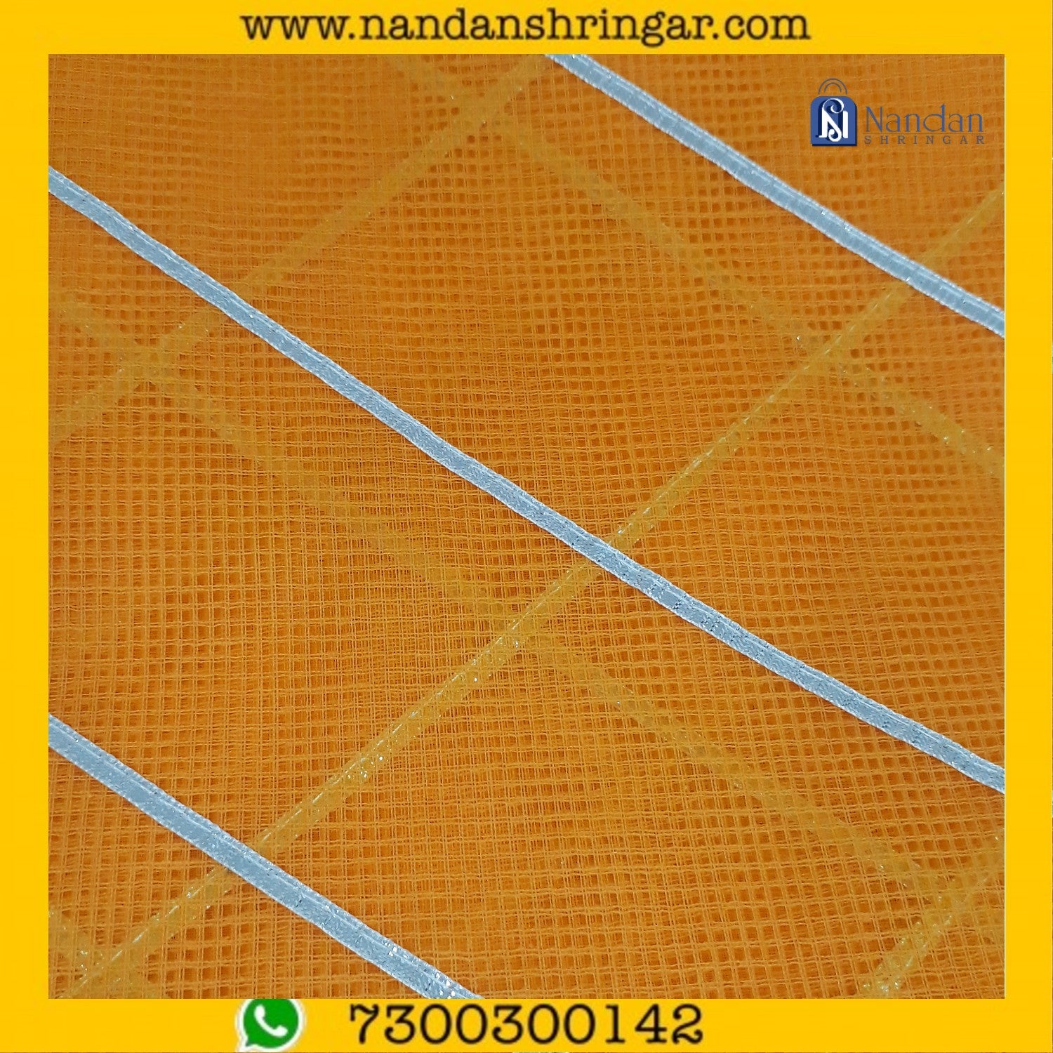Janmashtami Special Premium Doriya Vastra - One Line - nandanshringar