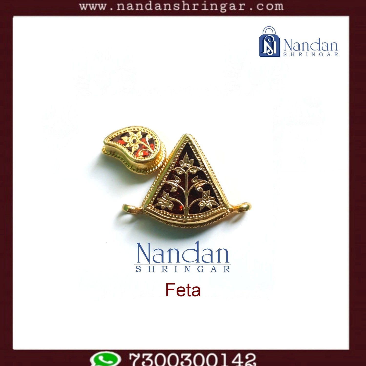 Premium Tipara - Thewa Art (Gold Work)