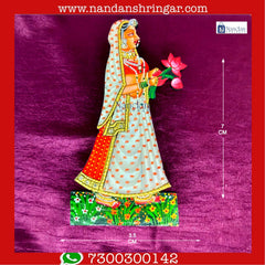Gopi Kamal Pair in white by nandanshringars, showcasing intricate floral design and elegant craftsmanship.