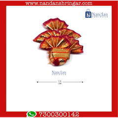 Utsav Zari Paag -  Small - Various Colors (Pack of 10) - nandanshringar