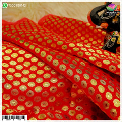 Zari Chap Vastra - Kesri [ Design 2 ]