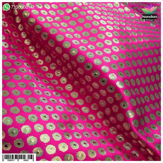 Zari Chap Vastra - Pink [ Design 2 ]