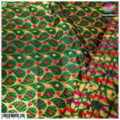 Zari kaam Vastra - Green